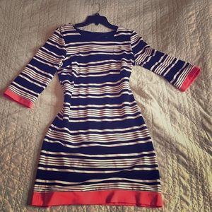 Black&White Dress w/ Pink Accents